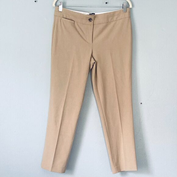 Talbots Pants Size 10 Petite Tan Signature Trousers Office Business Preppy - Picture 1 of 8